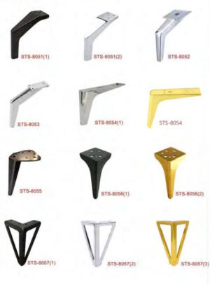 Chân ghế sofa kim loại sang trọng nhẹ, chân tủ phòng tắm, chân bàn, chân tủ tivi, chân tủ châu Âu, chân đỡ kệ đầu giường, chân…