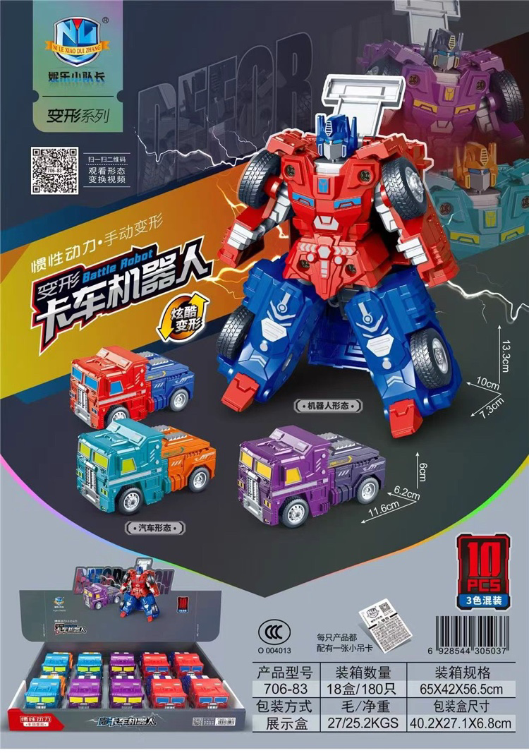 Xe tải biến hình hợp thể mẫu mã mới nhất dành cho trẻ