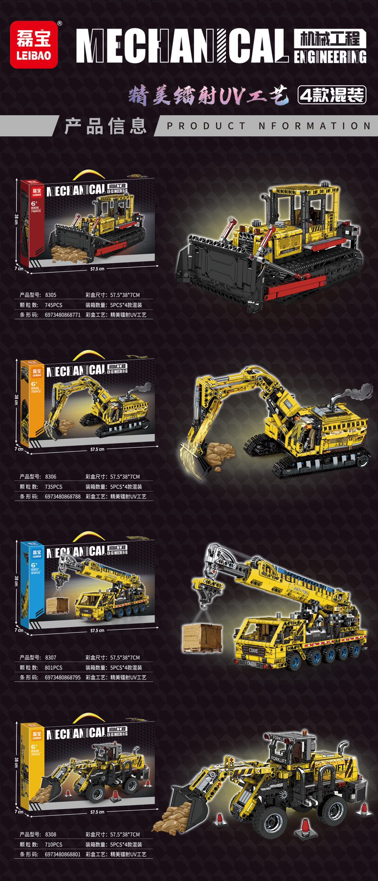 Xe công trình đồ chơi đa dạng mẫu mã dành cho bé