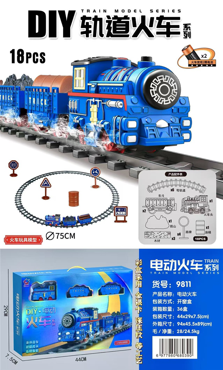 Đồ chơi đường tàu màu xanh mẫu mới nhất dành cho trẻ con