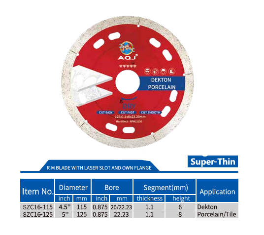 Lưỡi cắt kim cương vật liệu xây dựng mẫu mới nhất tại xưởng
