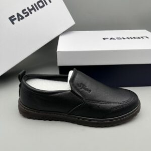 Giày da nam Ôn Châu màu nâu đen