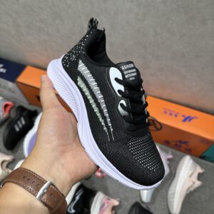 Giày thể thao nữ đế nhẹ, dệt kim ép lạnh