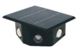 Đèn led gắn tường trang trí sân vườn năng lượng mặt trời, đèn trụ cổng hành lang, đèn trụ đèn mini năng lượng mặt trời