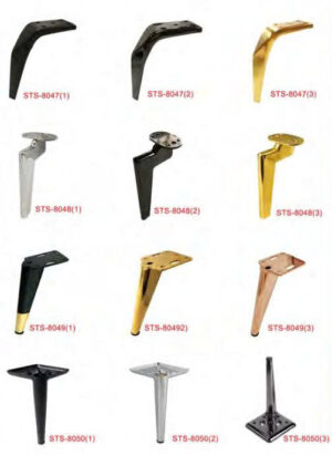 Chân ghế sofa kim loại sang trọng nhẹ, chân tủ phòng tắm, chân bàn, chân tủ tivi, chân tủ châu Âu, chân đỡ kệ đầu giường, chân…