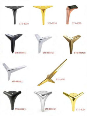 Chân ghế sofa kim loại sang trọng nhẹ, chân tủ phòng tắm, chân bàn, chân tủ tivi, chân tủ châu Âu, chân đỡ kệ đầu giường,…