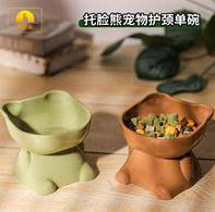 Bát đựng thức ăn cho chó,mèo hình gấu Pipitao Original Bag-Packed,13cm