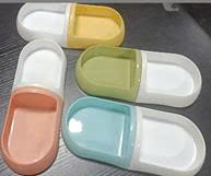 Bát đôi đựng thức ăn cho chó, mèo Pipitao Original Combination Capsule Colorblock , 24CM