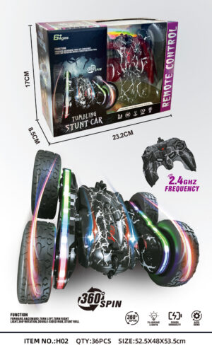 Xe điều khiển từ xa có đèn hai mặt mô hình Venom