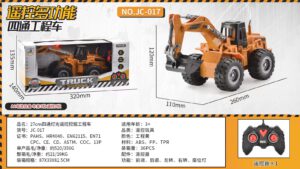 Xe công trình máy xúc điều khiển từ xa bốn chiều