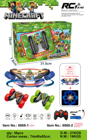 Bộ đồ chơi xe minecraft steve cho trẻ em