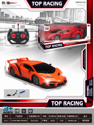 Xe ô tô điều khiển từ xa Lamborghini bốn chiều có đèn