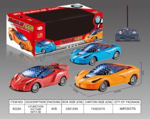 Xe điều khiển từ xa 3D cho trẻ em