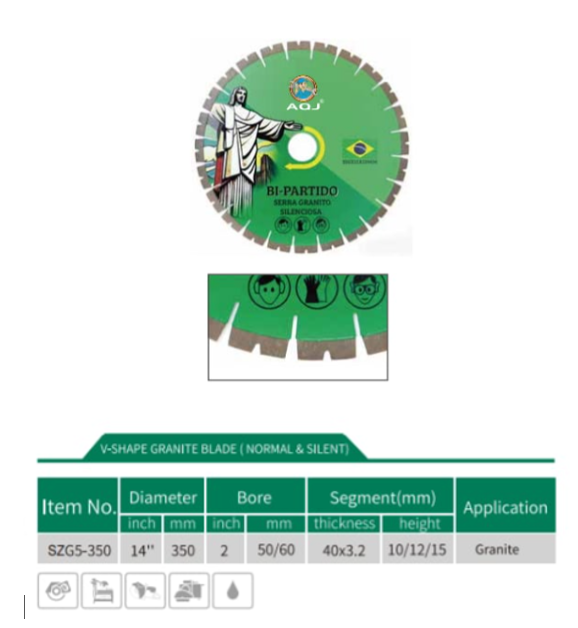 Lưỡi sắt siêu bền cắt kim cương mới nhất