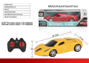 Xe ô tô điều khiển từ xa Ferrari mô phỏng bốn chiều tỷ lệ 1:20 (không có pin và đèn)
