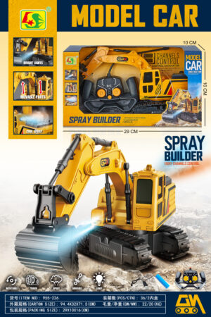 Đồ chơi cần cẩu máy xúc điều khiển từ xa cho trẻ em