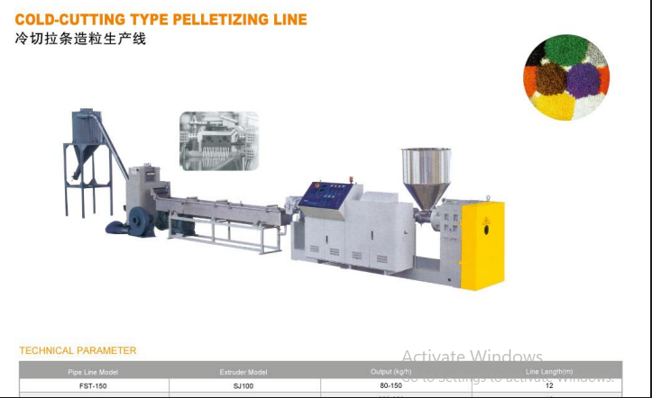 Dây chuyền ép hạt kiểu cắt lạnh mẫu mới nhất