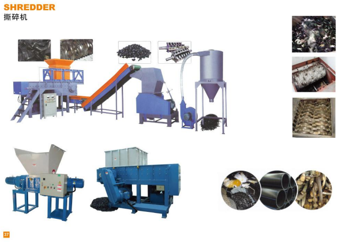 máy hủy vật liệu HDPE mẫu mới nhất