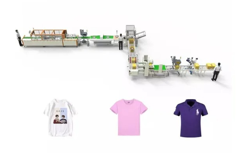 Dây chuyền gấp đóng gói quần áo vào thùng carton hoàn chỉnh YUPA mẫu mới nhất kho xưởng Hà Nội