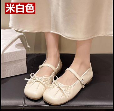 Giày búp bê đính ren dinh nớ mẫu mới nhất