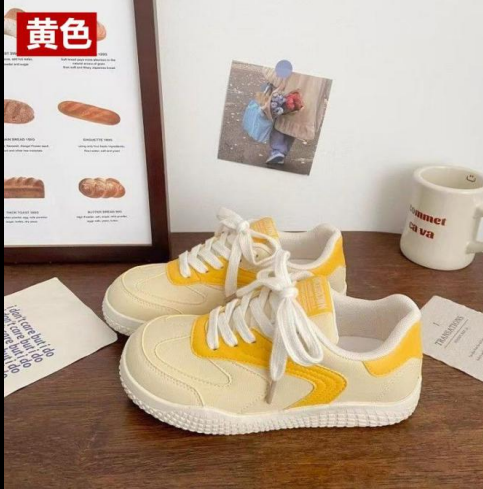 Đôi giày thể thao màu vàng bơ mẫu mới nhất dành cho nữ