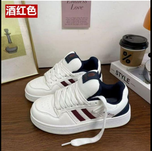 Giày Sneaker Ulzzang - Giày Thể Thao Nữ Buộc Dây Lưỡi Gà Big Size Retro Shoes