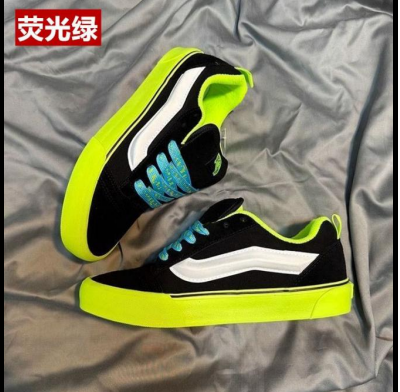 Đôi giày mẫu Vans Knu Skool Pop Outside Green Black mẫu mới nhất sỉ lẻ tại xưởng