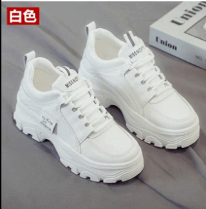 E style new dad shoes mùa thu và mùa đông bên trong PU đế dày giày thể thao nữ giản dị mới nhất