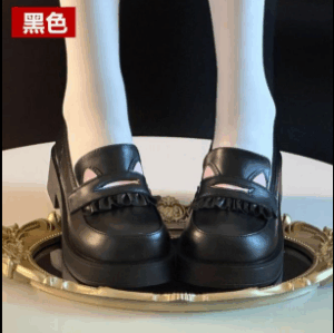 Giày da Mary Jane cao gót JK Uniform mới của Ddmysports dành cho nữ phong cách Anh mùa xuân đế dày tăng chiều cao Giày ngoài trời