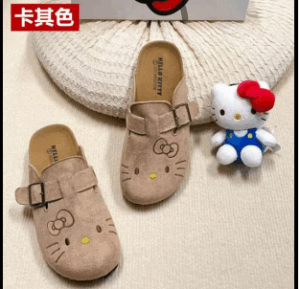Dép vải hình hello kitty đi trong nhà mẫu mới nhất