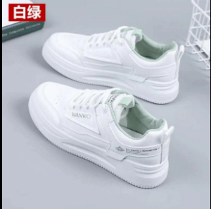 Đôi giày thể thao màu trắng của thương hiệu Wanwo mẫu mới nhất