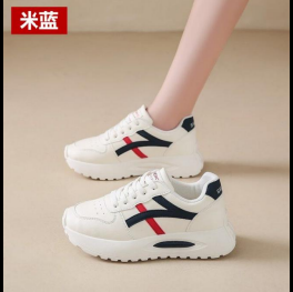 Ins Phiên Bản Hàn Quốc Phong Cách Mới Bố Giày Nữ Mùa Thu 2025 Sinh Viên Thể Thao Chạy Bộ Giày Đế Dày Tăng Chiều Cao