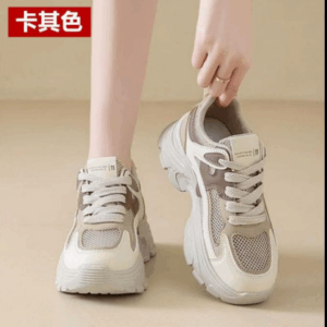 Giày Bố Nữ 2025 Xuân Hè Phong Cách Mới Lưới Thoáng Khí Đế Dày Cao Cấp Chiên Đường Phố Giày Thể Thao mới