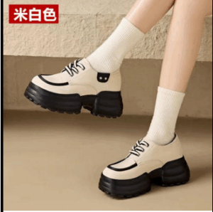 Giày oxford đế độn 4 phân - giày nữ đế thấp mới