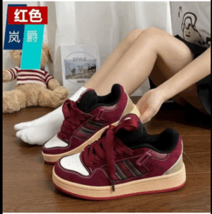 Giày thể thao màu đỏ nữ mẫu mới nhất sỉ lẻ tại kho xưởng