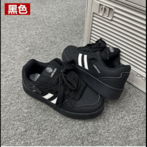 Đôi giày thể thao màu đen mang thương hiệu Liancheng mới