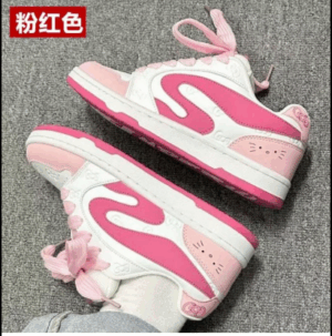 Đôi giày trượt Heelys màu hồng và trắng mẫu mới nhất