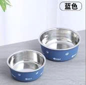 Bát ăn cho chó, mèo ngoài nhựa trong inox dày 2 lớp cho thú cưng có nhiều size.
