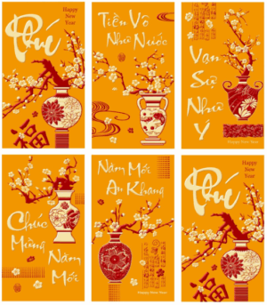 Lì xì chúc phúc năm mới