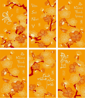 Lì xì Phát Lộc Như Ý – Vinh Hoa Mãi Mãi