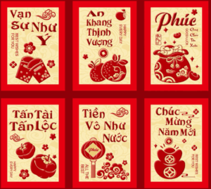 Lì xì Bình An – Phú Quý – Hưng Vượng