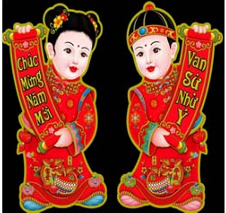 miếng dán trẻ em chúc mừng năm mới