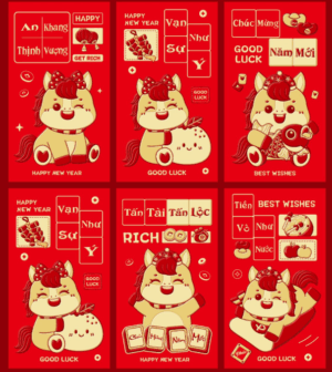 Lì xì Hái Lộc Đầu Xuân