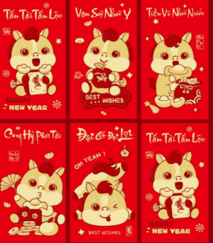 Lì xì Lộc Đầy Tay  Tài Lộc Đong Đầy