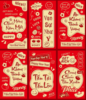 Lì xì Tết Phát Tài Phát Lộc