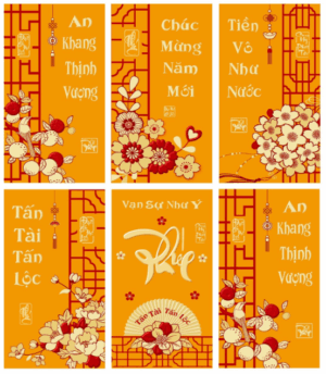 Bao lì xì Tài Lộc Đầy Nhà Lì xì Vạn Sự Như Ý