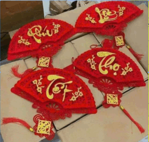 Khánh Quạt - Khánh Vuông - Liễng chữ Phúc - Lộc - Thọ - Tết treo cửa - Phụ kiện treo decor Tết mới nhất