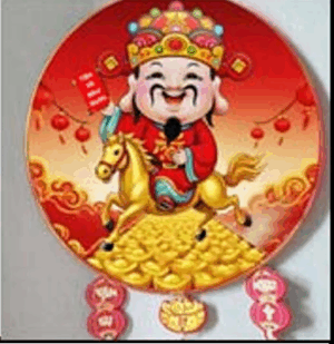 Dải treo thần tài Tết lắc lư gọi tài lộc, cầu may mắn có kèm móc treo loại mới