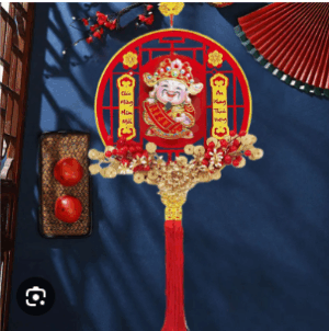 Dải treo thần tài Tết lắc lư gọi tài lộc, cầu may mắn có kèm móc treo mẫu mới nhất xưởng kho Hà Nội