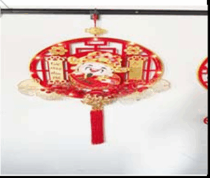 Dải treo thần tài Tết lắc lư gọi tài lộc, cầu may mắn có kèm móc treo loại mới